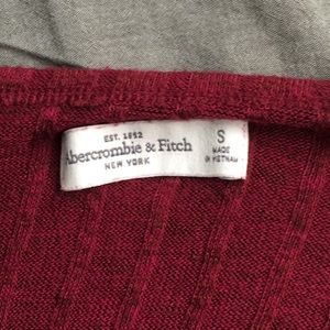 Red long sleeve shirt